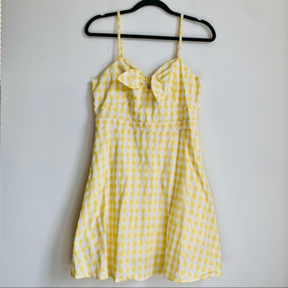 Yellow Gingham Dress - Picture 1 of 4
